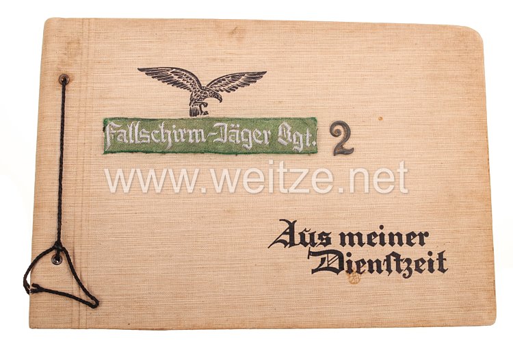 Wehrmacht Luftwaffe Fotoalbum, Angehöriger des Fallschirm-Jäger-Regiment 2.