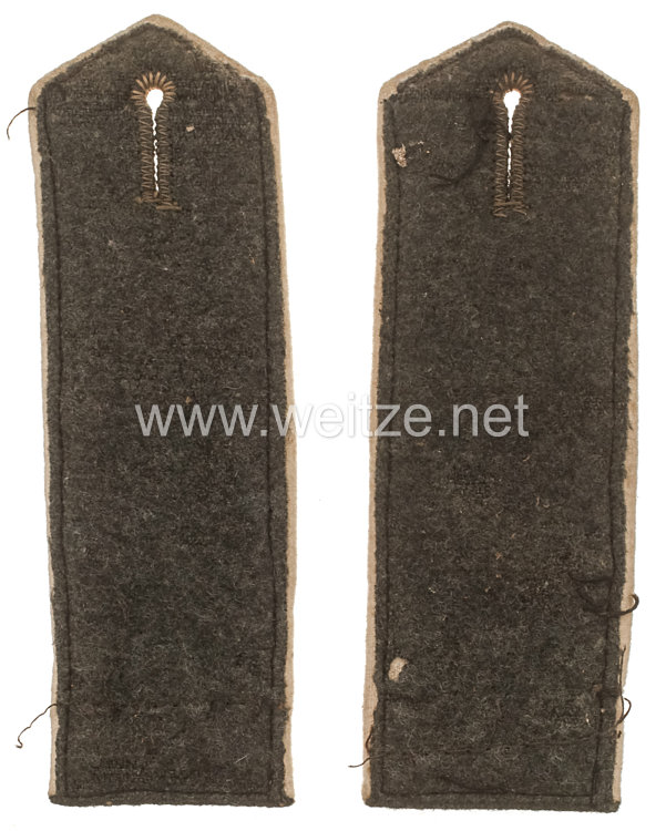 Preußen 1. Weltkrieg Paar Schulterklappen feldgrau für die Bluse für Mannschaften im Reserve-Infanterie Regiment Nr. 266 Bild 2